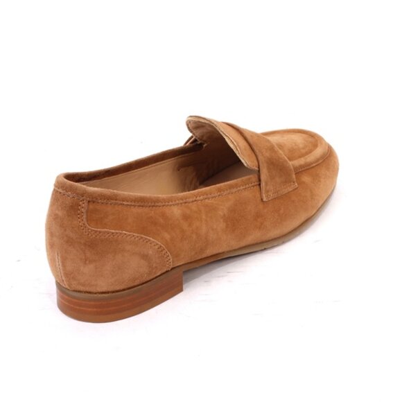 Luca Grossi 303 Brown Leather Suede Classic Loafer Flat Shoe - Picture 4 of 8